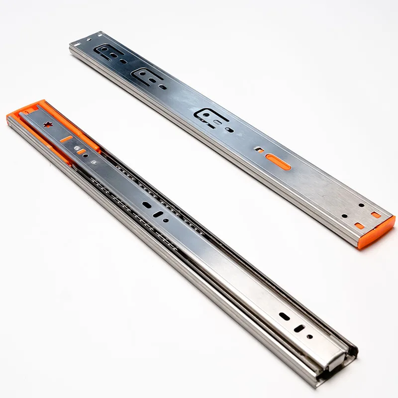 45mm soft-close ball bearing drawer slides with buffer dampers